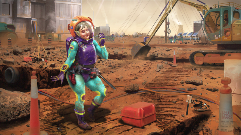 Illustration for article titled Go To Mars With These Fantastic Scenes From Kim Stanley Robinson's Red Mars